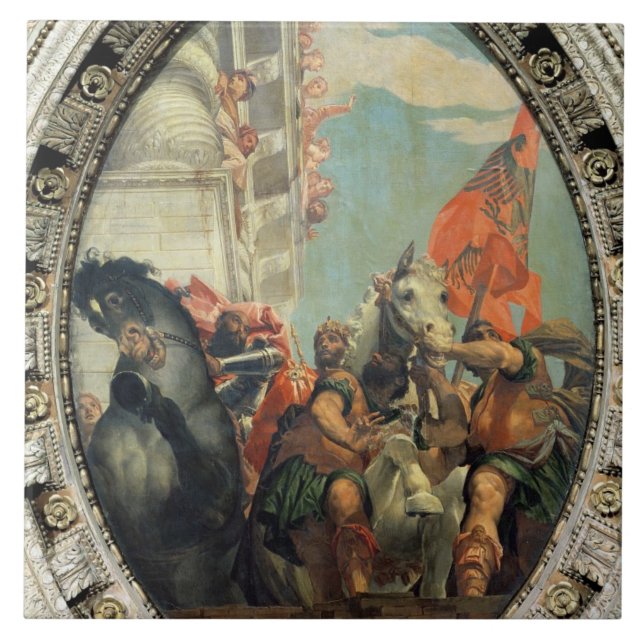 Azulejo De Cerámica Triumph de Mordecai (Frente)