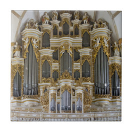 Azulejo De Cerámica Trivet del órgano de Merseburg