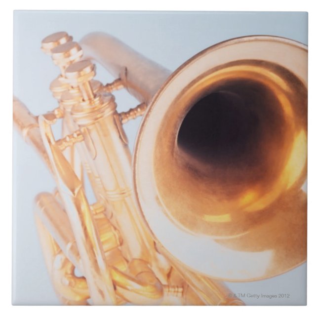 Azulejo De Cerámica Trompeta detallada 2 (Frente)