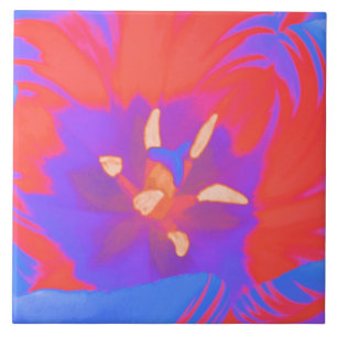 Azulejo De Cerámica Tulip Tile Fluorescente