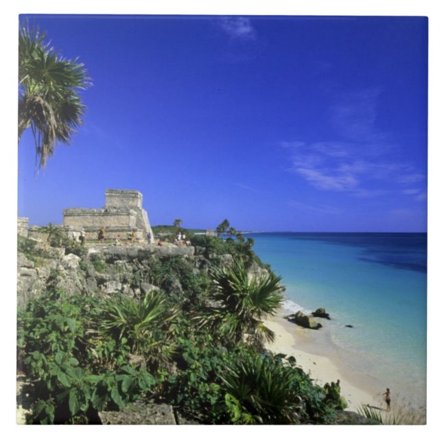 Azulejo De Cerámica Tulum, México 2 (Frente)
