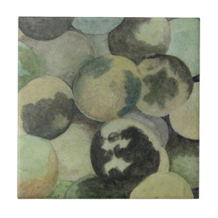 Azulejo De Cerámica Tumbas negras