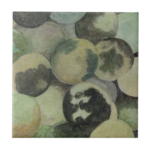 Azulejo De Cerámica Tumbas negras (Frente)