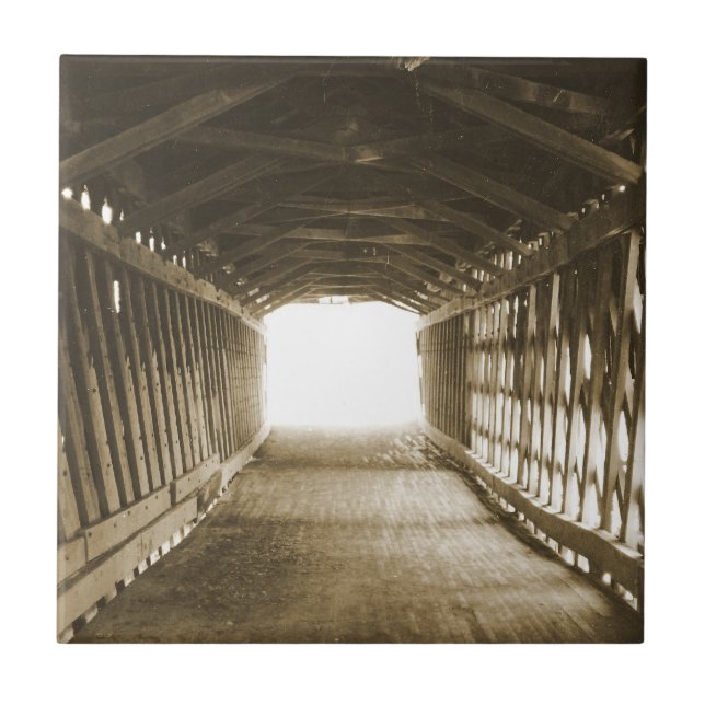 Azulejo De Cerámica Túnel de luz (Frente)