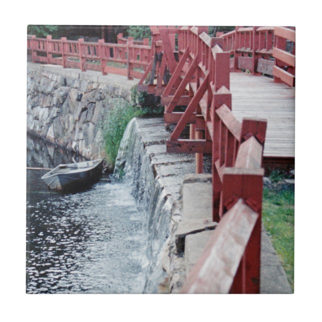 Azulejo De Cerámica Un bote para curadores (Frente)