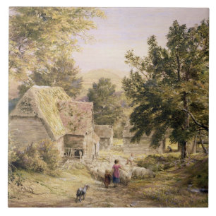 Azulejo De Cerámica Un corral cerca de príncipes Risborough, 1845/6