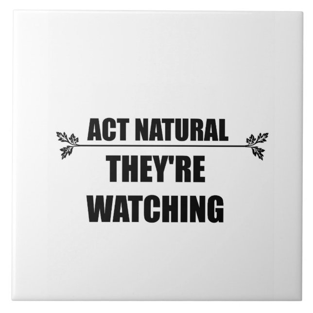 Azulejo De Cerámica Un trivet para hacer gente incómodo estupendo (Frente)