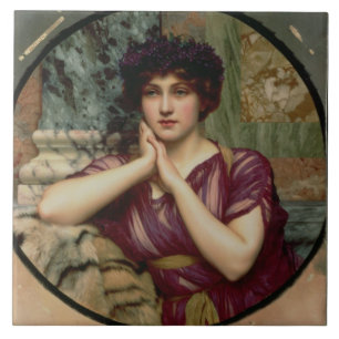 Azulejo De Cerámica Una Beauty clásica, 1901 (aceite en lona)