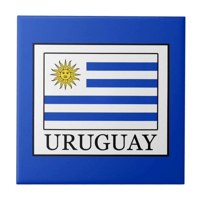 Azulejo De Cerámica Uruguay (Frente)
