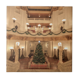 Azulejo De Cerámica Vacaciones de navidades en el Capitolio Estatal de