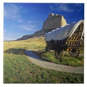 Azulejo De Cerámica vagón Conestoga en Scottsbluff National