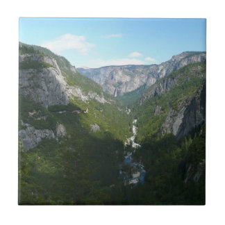 Azulejo De Cerámica Valle de Yosemite en el Parque Nacional de Yosemit