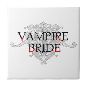 Azulejo De Cerámica Vampire Bride Tile
