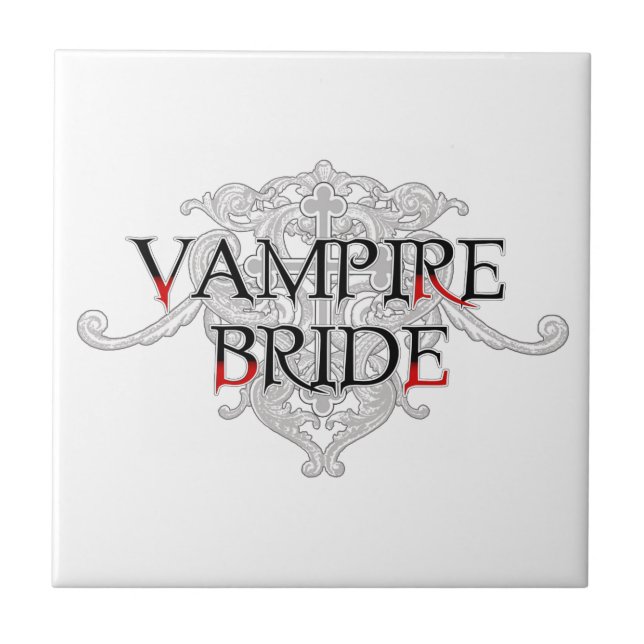 Azulejo De Cerámica Vampire Bride Tile (Frente)