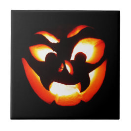 Azulejo De Cerámica Vampire Jack-O-Lantern