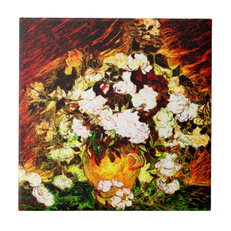 Azulejo De Cerámica Van Gogh - rosas