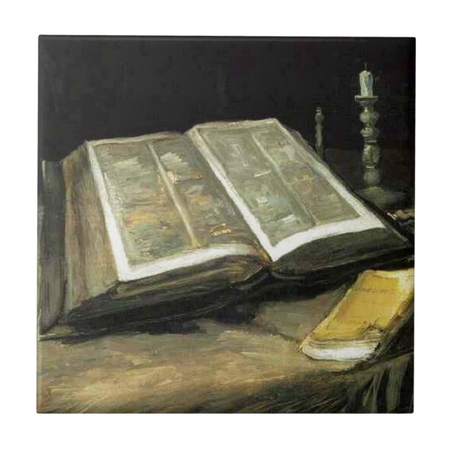 Azulejo De Cerámica Van Gogh Viejo Artista de Arte de Pinturas (Frente)