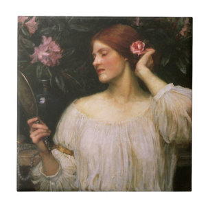 Azulejo De Cerámica Vanidad de John William Waterhouse
