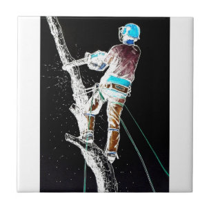 Azulejo De Cerámica Varsovia arborista cirujana eléctrica