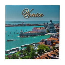 Azulejo De Cerámica Venecia, Italia - visión aérea