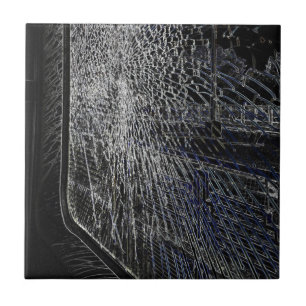 Azulejo De Cerámica ventana de tren rota
