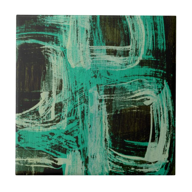 Azulejo De Cerámica Ventanas Aquamarine I (Frente)