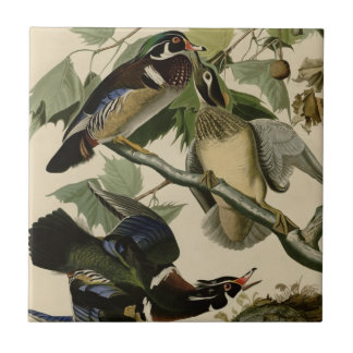 Azulejo De Cerámica Verano o pato de madera