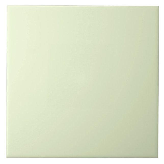 Azulejo de cerámica verde claro (Frente)