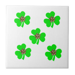 Azulejo De Cerámica Verde primavera, trébol verde claro para la cocina