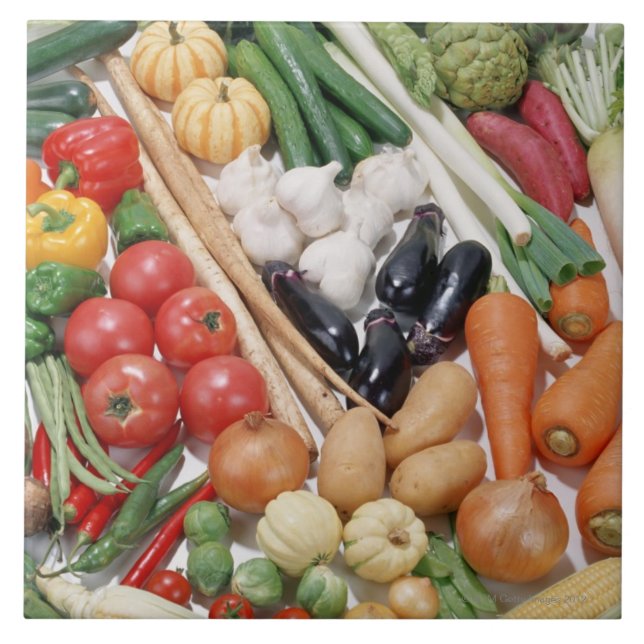 Azulejo De Cerámica Verduras 6 (Frente)