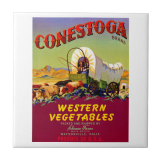 Azulejo De Cerámica Verduras occidentales de Conestoga