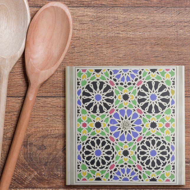 Azulejo De Cerámica Vestido de mosaico en el vestidor del Sultán (Subido por el creador)