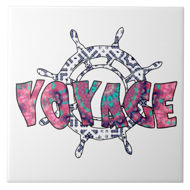 Azulejo De Cerámica Viaje (Frente)