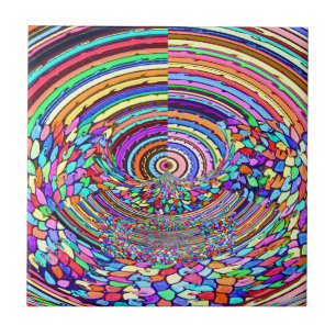 Azulejo De Cerámica Viaje psicodélico