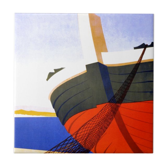 Azulejo De Cerámica Viajes de verano en Italia (Frente)