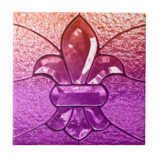 Azulejo De Cerámica Vidrio de la joya de Flor New Orleans de la flor