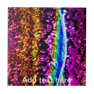 Azulejo De Cerámica Vidrio fusionado arcoíris