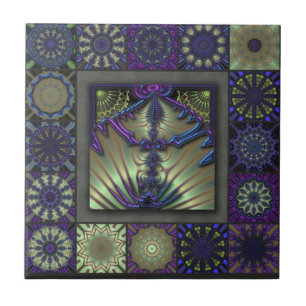 Azulejo De Cerámica Viento del zafiro