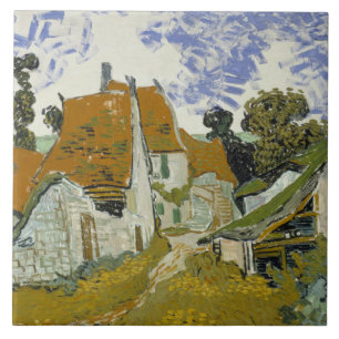 Azulejo De Cerámica Vincent van Gogh - Calle de Auvers-sur-Oise