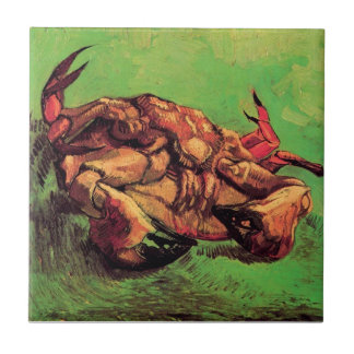 Azulejo De Cerámica Vincent Van Gogh - Cangrejo sobre su espalda Arte 