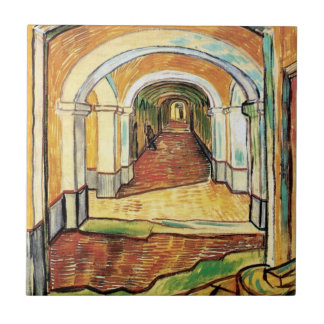 Azulejo De Cerámica Vincent Van Gogh - Corredor del Hospital de Saint