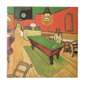 Azulejo De Cerámica Vincent Van Gogh - El Café de Noche en Arlés