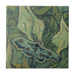 Azulejo De Cerámica Vincent van Gogh - Gran polilla pavo real