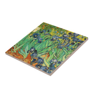 Azulejo De Cerámica Vincent van Gogh, Irises
