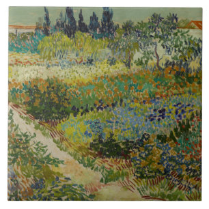 Azulejo De Cerámica Vincent van Gogh - Jardín en Arles