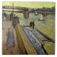 Azulejo De Cerámica Vincent van Gogh| Le Pont de Trinquetaille Arles (Frente)