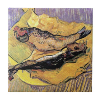 Azulejo De Cerámica Vincent Van Gogh - Naturaleza Muerta Bloaters Arte