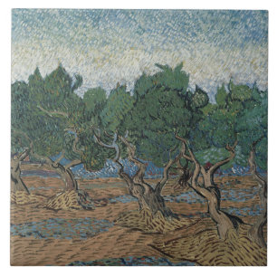 Azulejo De Cerámica Vincent van Gogh - Olive Grove