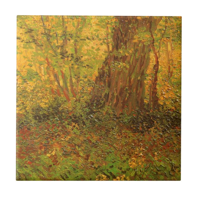 Azulejo De Cerámica Vincent van Gogh - Sotobosque (Frente)