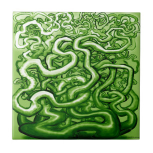 Azulejo De Cerámica Vines GREEN